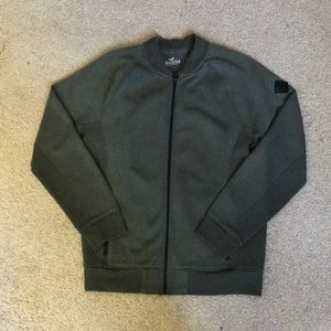 Army Green Hollister Bomber Jacket
